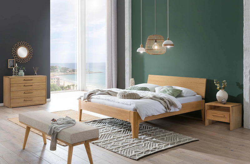 Volterra massief houten bed Oak-Line Eiken Bianco sfeer