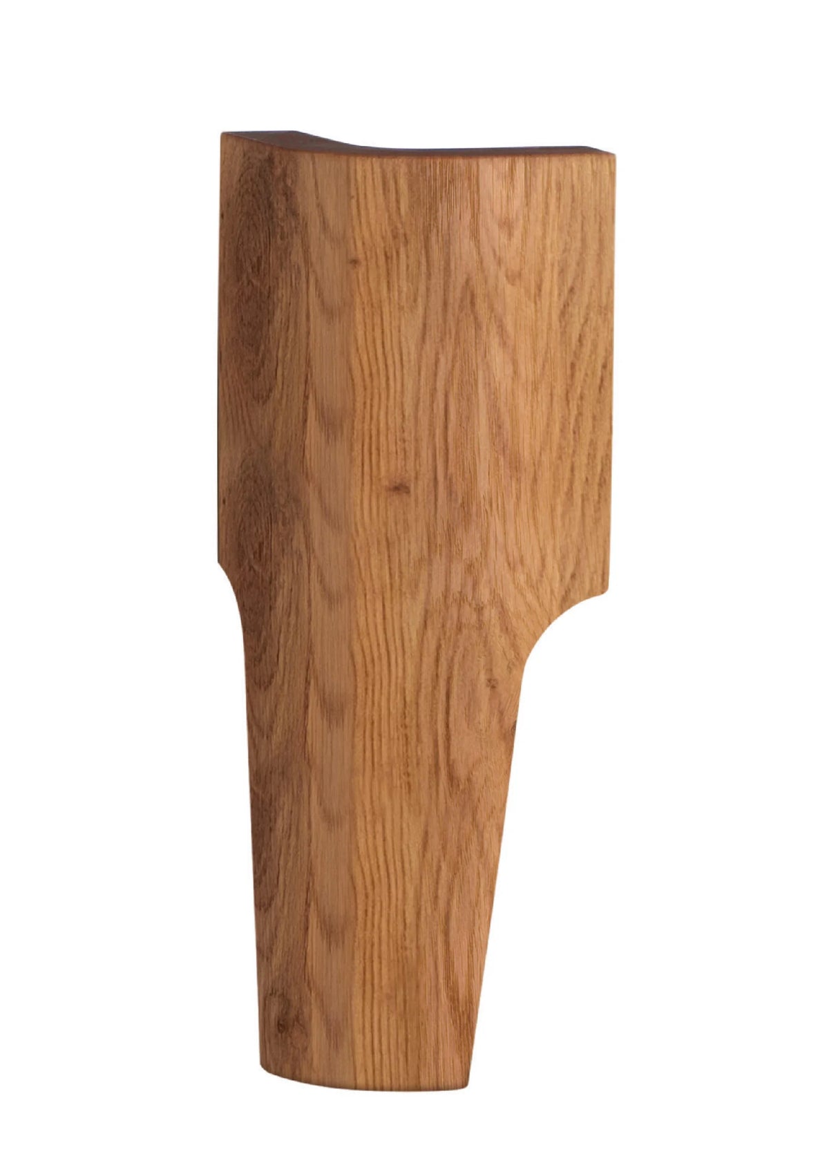 Pavia massief houten bed Oak Puro Wild Eiken Naturel detail poten