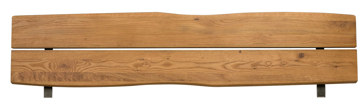 Varenna massief houten bed Oak Puro Wild Eiken Naturel detail hoofdbord