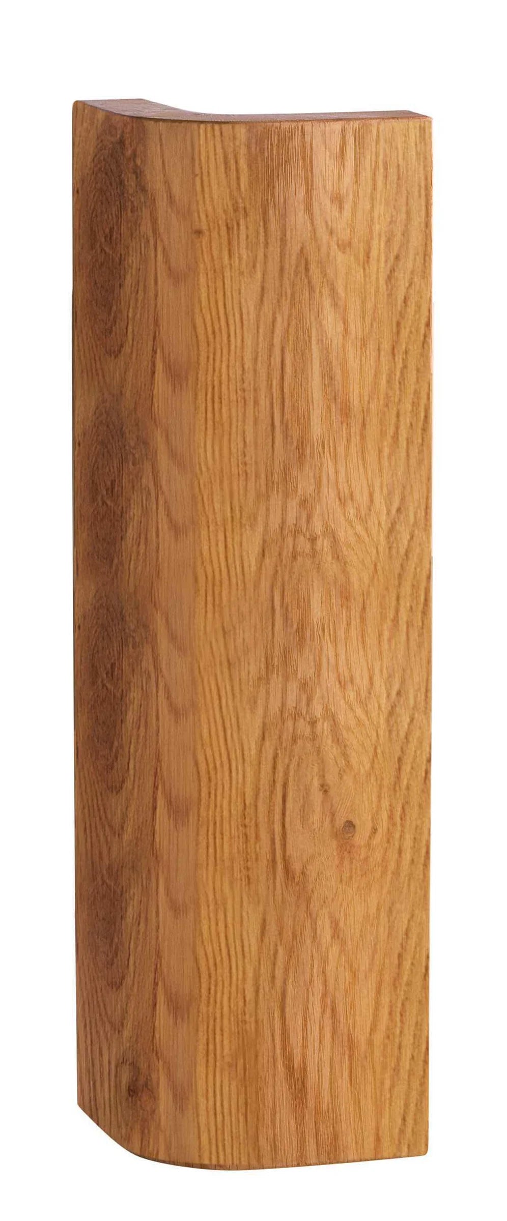 Lucca massief houten bed Oak Puro Wild Eiken Naturel detail poten