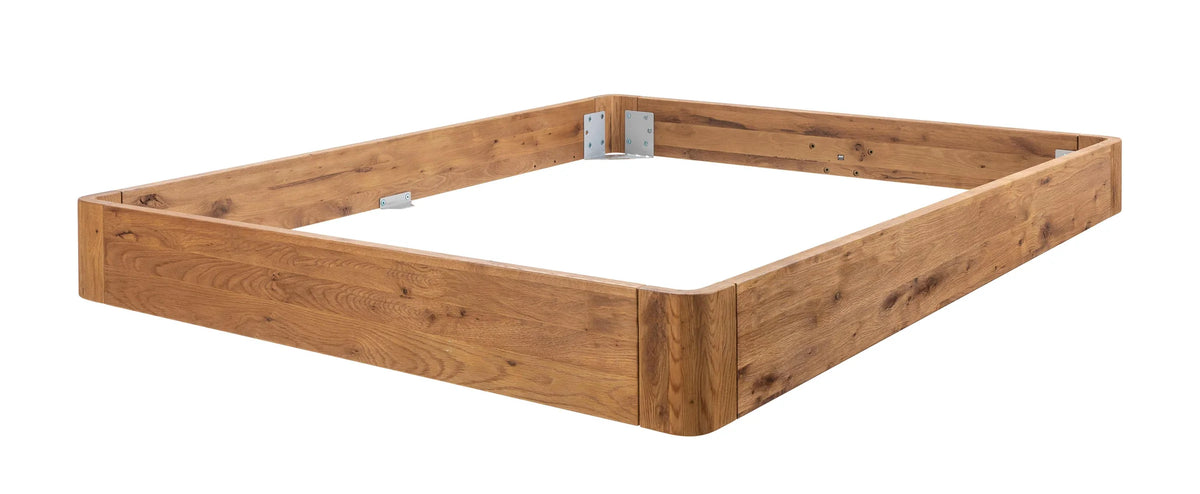 Pavia massief houten bed Oak Puro Wild Eiken Naturel ombouw