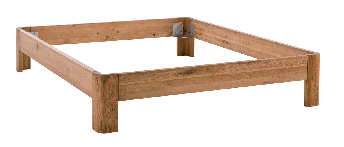 Lucca massief houten bed Oak-Line Eiken Naturel ombouw