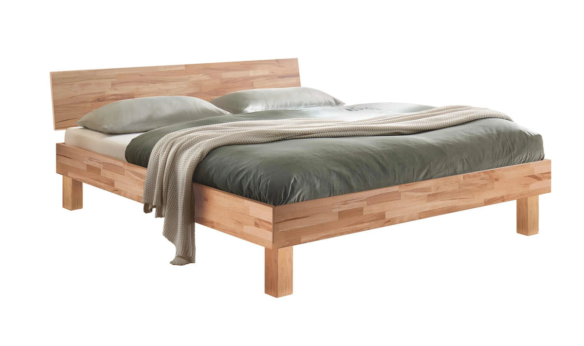 Forti massief houten bed Beuken Naturel vrijstaand 2