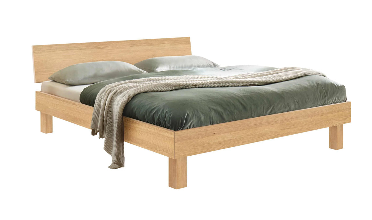 Forti massief houten bed Eiken Bianco vrijstaand 2