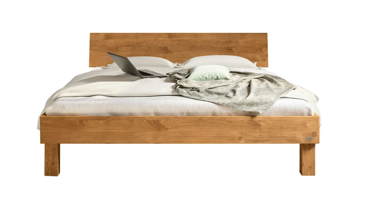 Forti massief houten bed Eiken Naturel vrijstaand 2