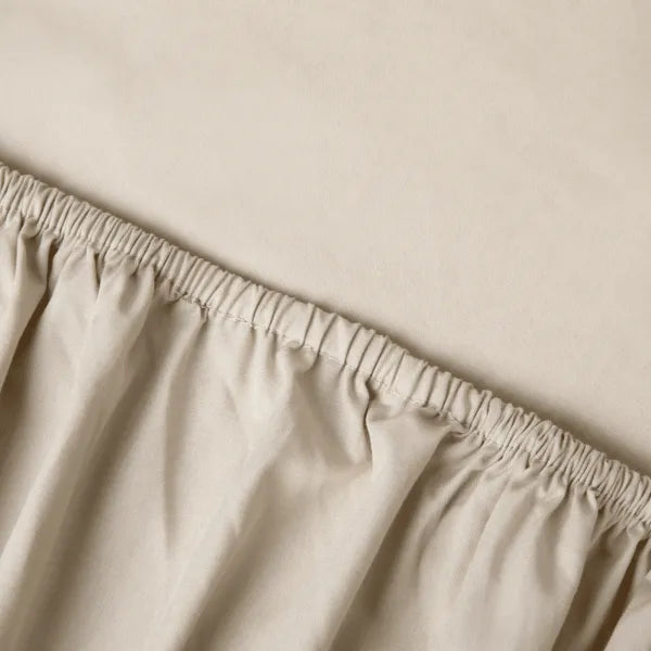 Cotton Percale Fitted Sheet Shizu Different Colors