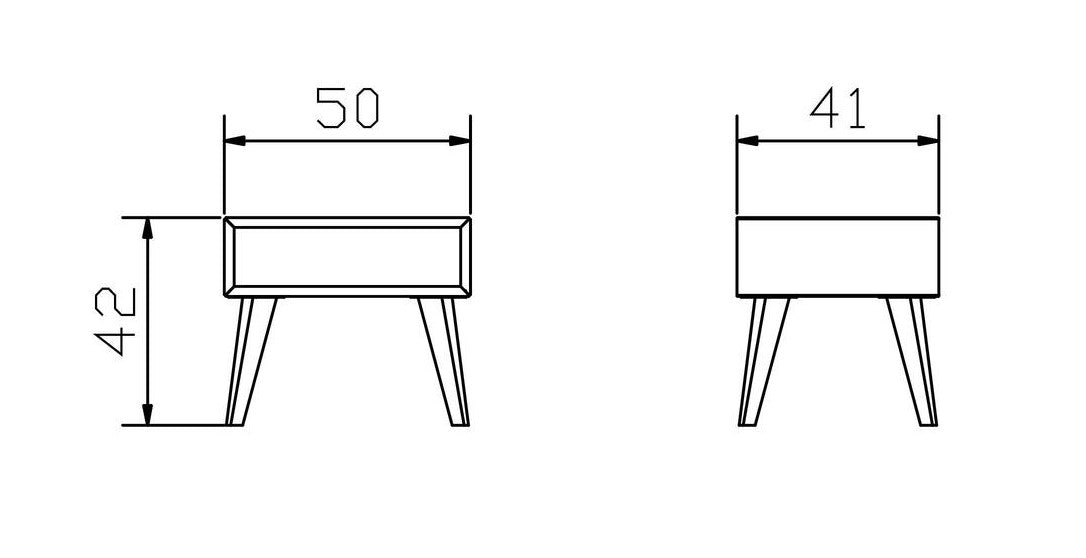 Jaca Bedside Table Different Types of Hardwood