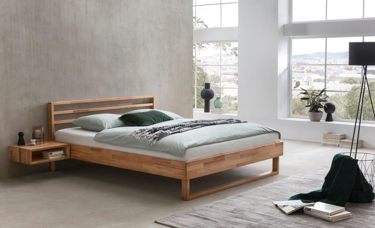 Falun Wooden Bed Frame | Sturdy Border With Modern Headboard  Bedroom  Online